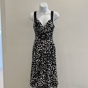 Black and white dress worn once